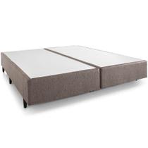 Base Cama Box Herval King Meditare, 39x193x203 cm, Chocolate