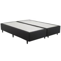 Base Cama Box Herval Queen Idea, 39x158x198 cm, cor Preto