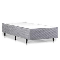 Base Cama Box Herval Solteiro Idea, 39x88x188 cm, Black Cinza Base Cama Box Herval Solteiro Idea, 39x88x188 cm, Black Cinza