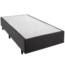Base Cama Box Herval Solteiro Idea, 39x96x203 cm, Grafite