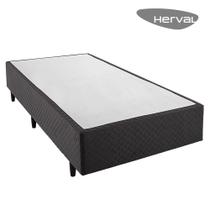 Base Cama Box Herval Solteiro Idea, 39x96x203 cm, Grafite