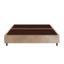Base Cama Box King 1,93m BiPartida Modelo Americano Estofada Suporte Reforçado para Colchão King Size