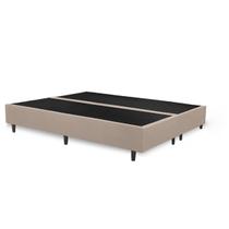 Base Cama Box king bipartido 193x203 Suede - ZZZFLEX