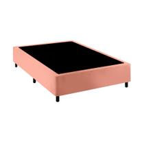 Base Cama Box King Comum Rose