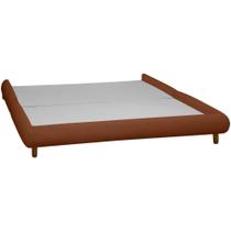 Base Cama Box King Size 208cm Orgânica Napole Bouclê