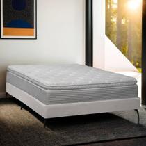 Base Cama Box Orgânica Montreal 199x210cm King Size Bouclê