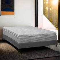 Base Cama Box Orgânica Montreal 199x210cm King Size Bouclê