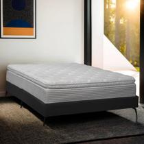 Base Cama Box Orgânica Montreal 199x210cm King Size Bouclê