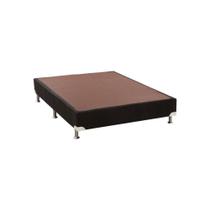 Base Cama Box Ortobom Casal Light Preto 138x188x31