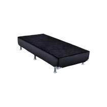 Base Cama Box Ortobom Casal Material Sintético Preto 138x188x20