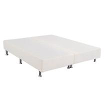 Base Cama Box Ortobom King Light Branco 186x198x24