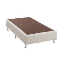 Base Cama Box Ortobom Solteiro Light Branco 88x188x24