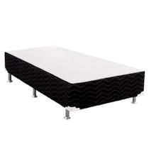 Base Cama Box Ortobom Solteiro Light Preto 88x188x31