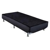 Base Cama Box Ortobom Solteiro Preto Material Sintético78X188X36