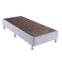 Base Cama Box Ortobom Solteiro Sintetico Branco 78x188x23 (Solteirinho)