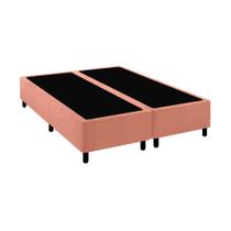 Base Cama Box Premium Queen Comum Rose