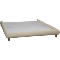Base Cama Box Quarto de Casal 153cm Orgânica Napole Bouclê Base Cama Box Quarto de Casal 153cm Orgânica Napole Bouclê