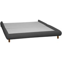 Base Cama Box Quarto de Casal 153cm Orgânica Napole Bouclê Base Cama Box Quarto de Casal 153cm Orgânica Napole Bouclê