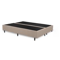 Base Cama Box queen bipartido 158x198 Suede