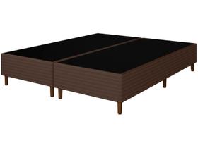 Base Cama Box Queen Bipartido 26x158x198cm Resistence