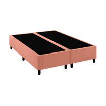 Base Cama Box Queen Comum Rose Base Cama Box Queen Comum Rose