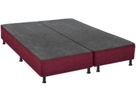 Base Cama Box Queen Reconflex 25x158x198cm Rouge