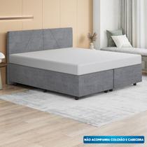 Base Cama Box Queen Size Veludo - SkyBox