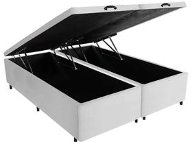 Base Cama Box Queen V-Joy com Baú 38x158x198cm Bravus Base Cama Box Queen V-Joy com Baú 38x158x198cm Bravus