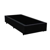 Base Cama Box Solteiro (88x188) Preto