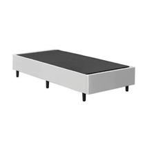 Base Cama Box Solteiro 88x188x42 BrancO