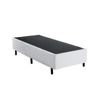 Base Cama Box Solteiro Branco 88x188