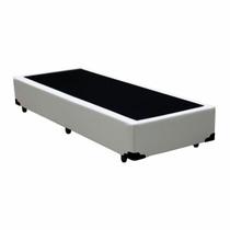 Base Cama Box Solteiro Branco 88X188X40