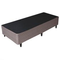 Base Cama Box Solteiro Coimbra 88x188x42cm Revestimento 100% Poliéster Umaflex