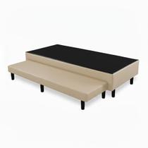 Base Cama Box Solteiro Com Cama Auxiliar Conjugada