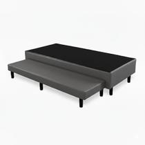 Base Cama Box Solteiro Com Cama Auxiliar Conjugada