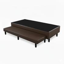 Base Cama Box Solteiro Com Cama Auxiliar Conjugada - Plenna