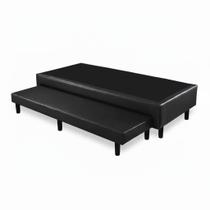 Base Cama Box Solteiro Com Cama Auxiliar Conjugada