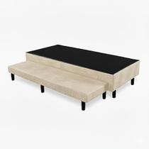 Base Cama Box Solteiro Com Cama Auxiliar Conjugada