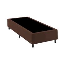 Base Cama Box Solteiro Comum Marrom Base Cama Box Solteiro Comum Marrom