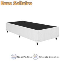 Base Cama Box Solteiro em Cori Premium com 88cm de Largura e 188cm de Comprimento