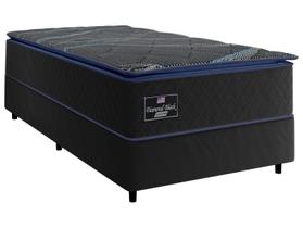 Base Cama Box Solteiro Gazin 27x88x188cm Diamond Black