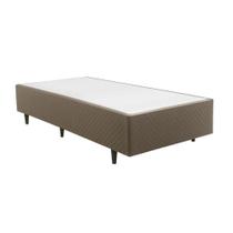 Base Cama Box Solteiro Herval Hórus 39x79x198 cm, Bege
