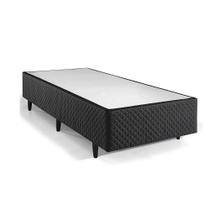 Base Cama Box Solteiro Herval Saturno, 28x88x188, Preto