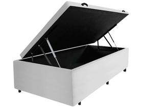 Base Cama Box Solteiro V-Joy com Baú 38x88x188cm Bravus Base Cama Box Solteiro V-Joy com Baú 38x88x188cm Bravus