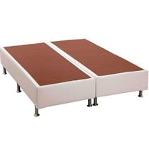 Base Cama Box Super King Sintético Branco 193x203x23 Ortobom