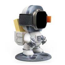 Base Carregador APLEWatch e Smartwatch Compatível Astronauta Moonwalker Suporte Geek Porta Objetos Base Carregador APLEWatch e Smartwatch Compatível Astronauta Moonwalker Suporte Geek Porta Objetos
