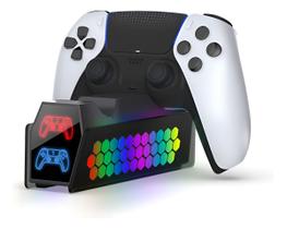 Base Carregador Dock Duplo Controle Para Ps5 Dualsense /edge Base Carregador Dock Duplo Controle Para Ps5 Dualsense /edge