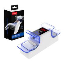 Base Carregador Duplo Compatível com Controle Manete Ps5 Dock com Indicador de Carga Base Carregador Duplo Compatível com Controle Manete Ps5 Dock com Indicador de Carga