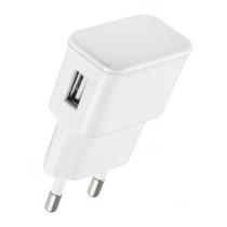 Base Carregador USB 1A Bivolt Branco p/ Celular e Tablet