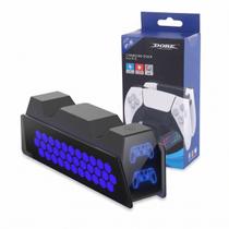 Base Carregadora Dock de Carregamento Duplo Para Controle Ps5 Luz Led RGB Varias Cores Base Carregadora Dock de Carregamento Duplo Para Controle Ps5 Luz Led RGB Varias Cores